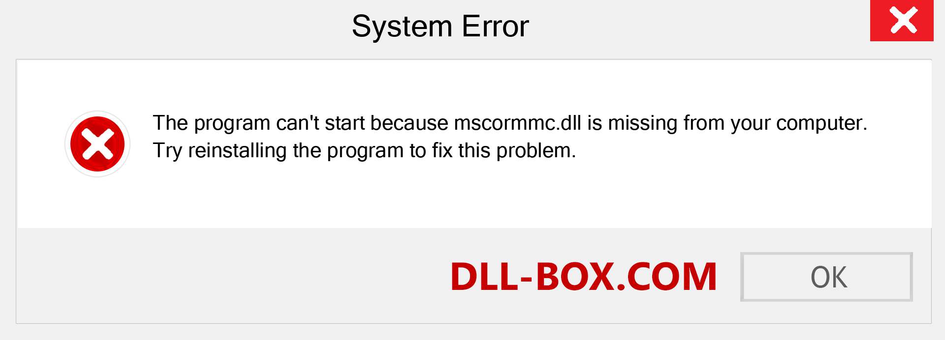  mscormmc.dll file is missing?. Download for Windows 7, 8, 10 - Fix  mscormmc dll Missing Error on Windows, photos, images