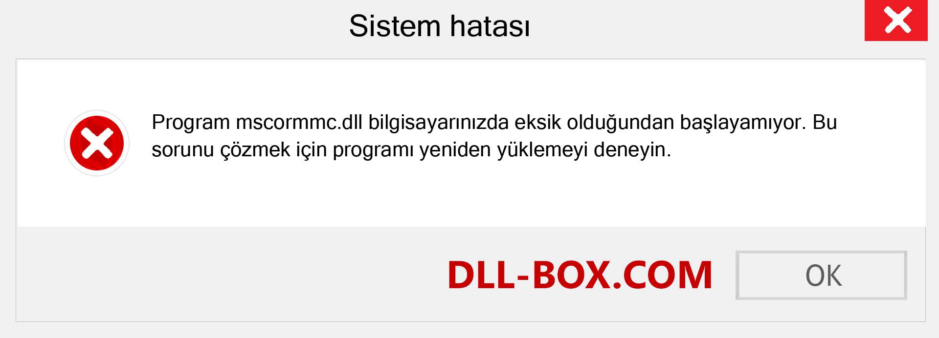 mscormmc.dll dosyası eksik mi? Windows 7, 8, 10 için İndirin - Windows'ta mscormmc dll Eksik Hatasını Düzeltin, fotoğraflar, resimler